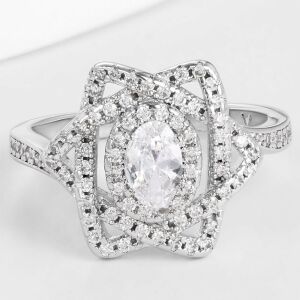 Arany tónusú Emporia Ötvözetű Gyűrű Fehér Emporia® Kristállyal, CAT113/62 146729142 - Női ékszer