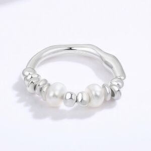 Arany tónusú Emporia Ötvözetű Gyűrű Fehér Emporia® Kristállyal, CAT146/54 146729175 - Női kiegészítő