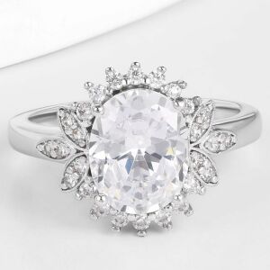 Arany tónusú Emporia Ötvözetű Gyűrű Fehér Emporia® Kristállyal, CAT060/59 146729217 - Női ékszer