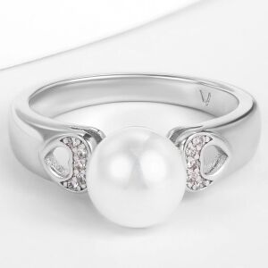 Arany tónusú Emporia Ötvözetű Gyűrű Fehér Emporia® Kristállyal, CAT025/52 146729334 - Női ékszer