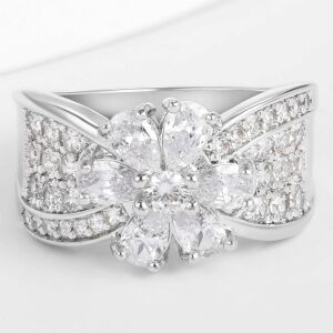 Arany tónusú Emporia Ötvözetű Gyűrű Fehér Emporia® Kristállyal, CAT103/62 146729490 - Női ékszer