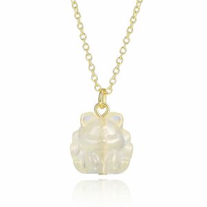 Arany tónusú Emporia Ötvözetű Nyaklánc Fehér Emporia® Kristállyal, CAT191 146729493 - Női nyaklánc