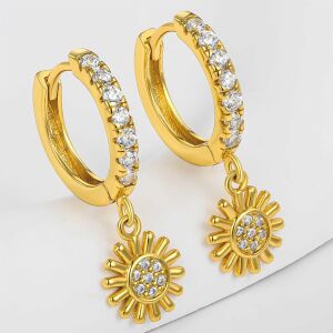 Arany tónusú Emporia Ötvözetű Fülbevaló, CAT070 146729546 - Női ékszer