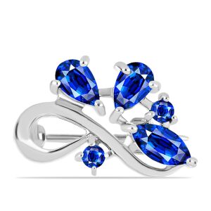 Ezüst Bross Ausztrál Kék Zafírral, Y62561 146729567 - Női kiegészítő
