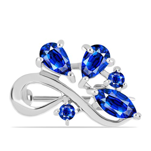 Ezüst Bross Ausztrál Kék Zafírral, Y62561 146729567