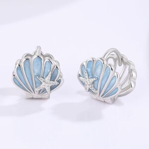 Arany tónusú Emporia Ötvözetű Fülbevaló Kék Emporia® Kristállyal, CAT077 146729573 - Női ékszer