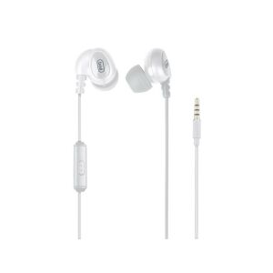 Trevi HMP 696 M mini sztereó fülhallgató mikrofonnal, 3.5 mm-es jack csatlakozó, tiszta hangzás és mély basszus. Fehér 146729919 - Trevi