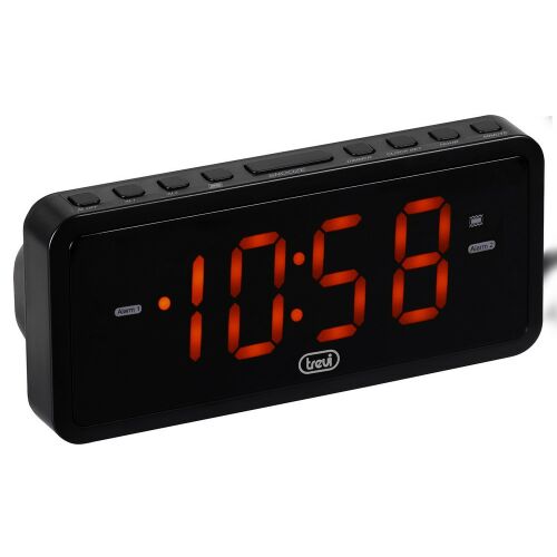 Trevi EC 882 digitális ébresztőóra – 1.2”-os LED kijelző, kettős ébresztés, fényerőszabályzás és rezgő funkció 146729923