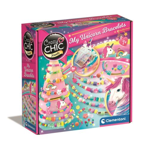 Crazy Chic - Unikornisos karkötők kreatív készlet - Clementoni 146730114
