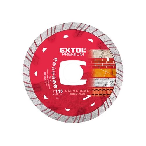 Extol Premium GYÉMÁNTVÁGÓ TURBO PLUS, 150MM, SZÁRAZ ÉS VIZES VÁGÁSHOZ 8803033