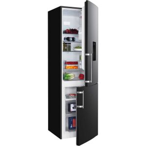 Hanseatic HKGK17955CNFWDBI C 251 Liter NoFrost Vízadagolós Fekete Hűtőszekrény