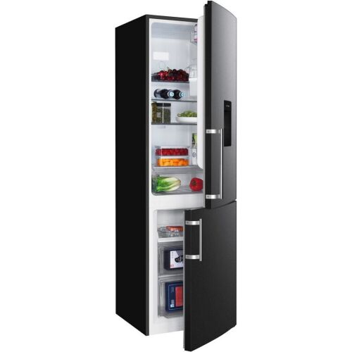 Hanseatic HKGK17955CNFWDBI C 251 Liter NoFrost Vízadagolós Fekete Hűtőszekrény