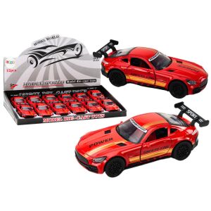 Sportautó 1:32 akciófigura piros spoiler fémből 146731599 - Lean Toys