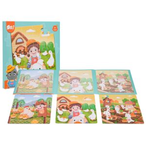 3 az 1-ben Mágneses farm kirakó könyv 146731989 - Ramiz