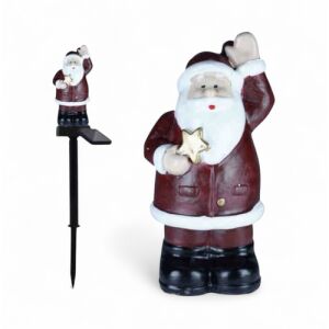 Solarna lampa ogrodowa z motywem Świętego Mikołaja, 45 cm 146732145 - Dekoracja świąteczna na zewnątrz
