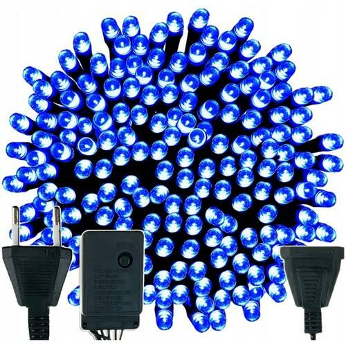 Świąteczne lampki zewnętrzne LED 1000, 8 programów, niebieskie, 80M 146732157