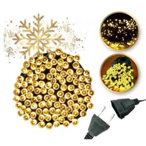 Външни коледни гирлянди 1000 LED, 8 програми, топло бяло, 80 м 146732182 - Lightshine