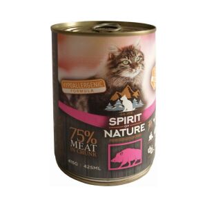 Spirit of Nature Cat konzerv Vaddisznóhússal 415gr-ŐSZI ÁRZUHANÁS 146732270 - Nature