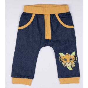 Vékony farmer kisfiú baba nadrág Oroszlánkirály mintával 146732385 - Asti