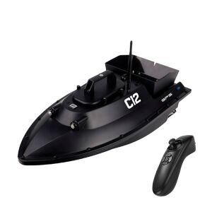 Etetőhajó C12 GPS hátrakidobós fekete 146733644 - Angelkleinzubehör & Zubehör