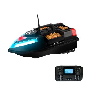 Feeder boat V6 GPS 3 zbiorniki tylne i boczne z czarną obudową 146733648 - Wędkarskie drobiazgi i akcesoria