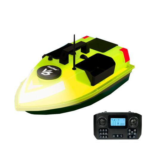 Etetőhajó V6 GPS 3 tartályos hátra és oldalkidobós nightlight 146733654