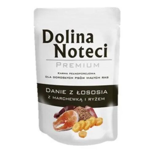 Nedves táp kutyáknak Dolina Noteci, lazac/csirke/marha, 100 g