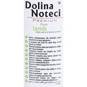 DOLINA NOTECI Premium Pure Lamb - Nassfutter für Hunde - 400 g 146734269 - Hundefutter