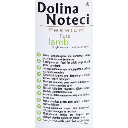 DOLINA NOTECI Premium Pure Lamb - Nassfutter für Hunde - 400 g 146734269