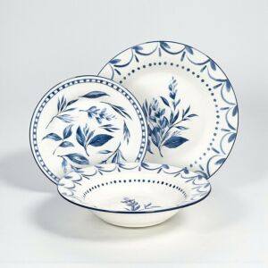 OLIMPIA NEW BLUE LOIRA porcelán étkészlet 18 db-os