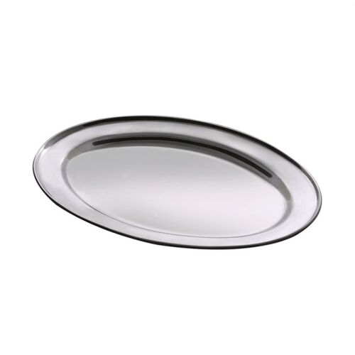 Rozsdamentes tál ovál 30x22x4 cm 146734374