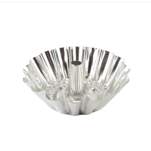 Kuglófsütő forma 24cm bádog vastag csöves