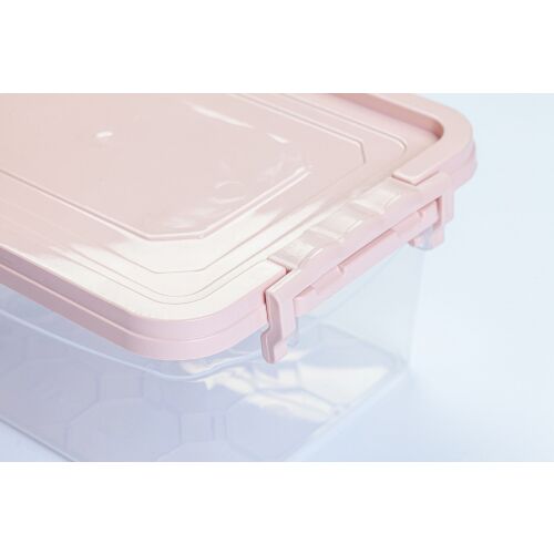 * Tároló doboz pink tetővel 2 l