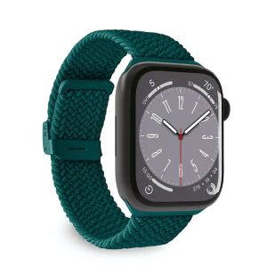 Puro Loop Band - Pleciony pasek do Apple Watch 38/40/41 mm (zielony) 146734841 - Akcesoria do inteligentnych zegarków