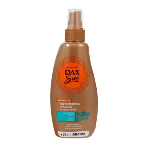 Turbo Gold bronz gyorsító spray, Dax, Arcra és testre, 200ml
