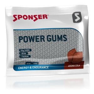 Energia rágó SPONSER POWER GUMS COLA (BCCA+TAURIN) (doboz 20 csomag x 75g) (NEW)