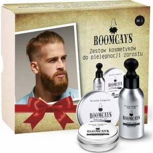 ROOMCAYS_SET Szakállápoló készlet illóolaj 50ml+balzsam 30ml+viasz 30ml