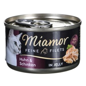 MIAMOR Feine Filets - Fleischfilets Geschmack: Henne mit Schinken und Reis 100g 146735323 - Viehzucht