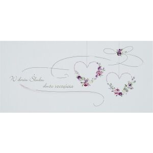 Atelier MAK Karnet Ślubny DL S47 - W dniu Ślubu dużo szczęścia 146735353 - Felicitări, invitații