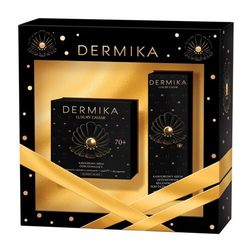 Dermika Luxury Caviar 70+ ajándék szett (nappali és éjszakai krém 50ml+szemkrém 15ml) 146735514