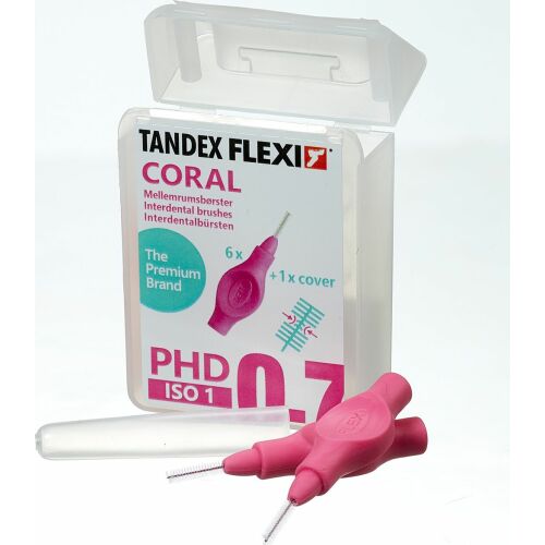 Tandex Tandex (6 db) Flexi Micro Fine Coral fogkefe (rózsaszín)