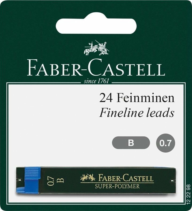 Faber Castell Feinmine Super Polimer 0,7 mm szer. 2x BK