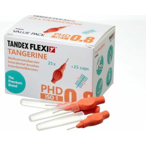 Tandex Tandex (25 db) Flexi UltraFine Tangarine (narancs) fogközi kefe