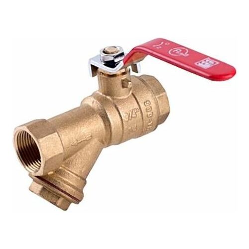 Perfexim Wasserkugelhahn WW DN15 mit Filter schwerer Ausführung PHA-006 G1/2 WW PN30 DN15 [8/80] 146735771