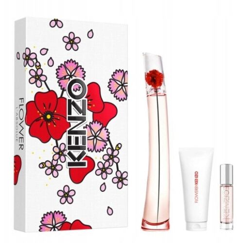 SET KENZO Flower Poppy Bouqet EDP spray 100ml + TESTÁPOLÓ 75ml + EDP spray 10ml 146735802