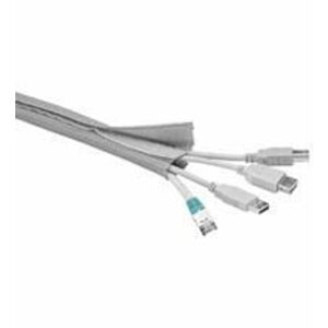 MicroConnect Cablesock horoggal és hurokkal 1,8m Csőátmérő: 2-4cm Ezüst 146735941 - Kábelharisnya