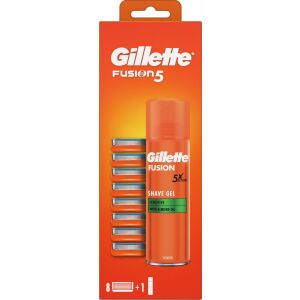 Gillette Fusion5 pengék 8 db + Fusion gél 200ml
