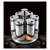 Berlinger Haus Black Royal 7 piece rotating spice rack, stainless steel, glass, plastic