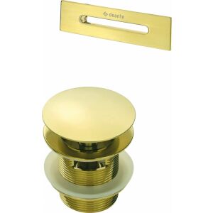 KÁD KELLÉKKÉSZLET-DUGÓ ÁTÖMLÉS ARANY KEFE