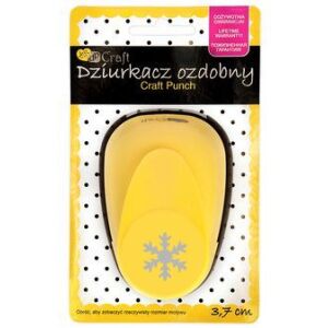 Dekoratív hópehely lyukasztó 3,7 cm